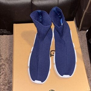 Women's Blue Sock Sneakers